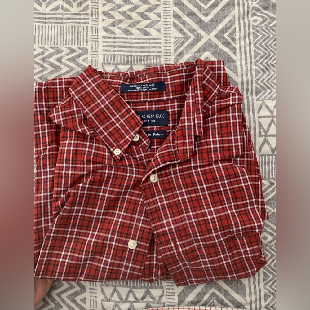 Dress shirt/ flannel. Daniel cremieux size Medium, cotton worn once or twice.